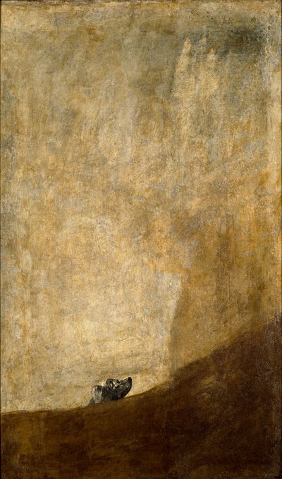 The Dog by Francisco de Goya