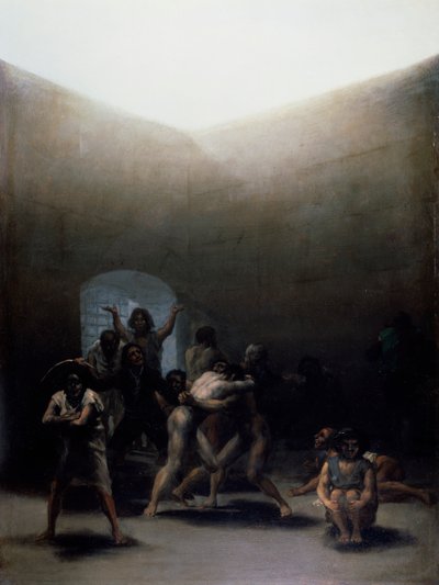 Yard with Lunatics by Francisco Jose de Goya y Lucientes