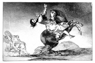 Abducting Horse, 1819-1823 by Francisco de Goya