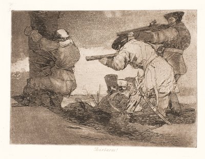 Barbar! (38) by Francisco de Goya