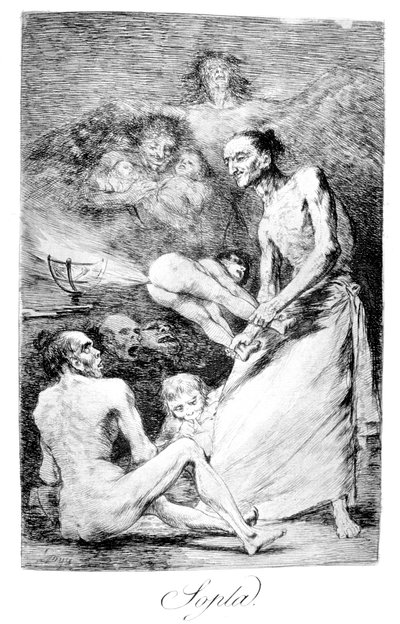 Blow by Francisco de Goya