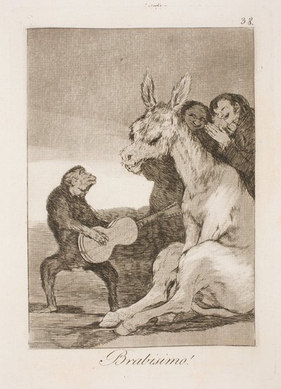 Bravissimo (Charles IV and Godoy) by Francisco de Goya