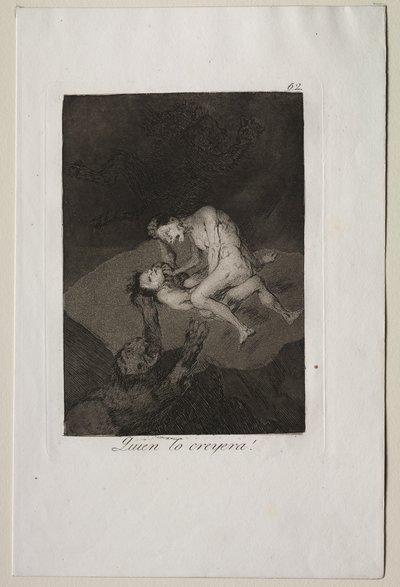 Caprichos: Who Would Have Thought It! by Francisco de Goya