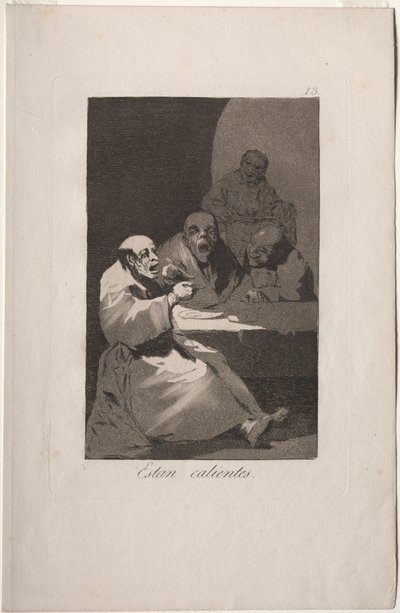 Caprichos: They are Hot by Francisco de Goya