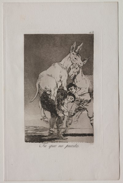 Thou Who Canst Not by Francisco de Goya