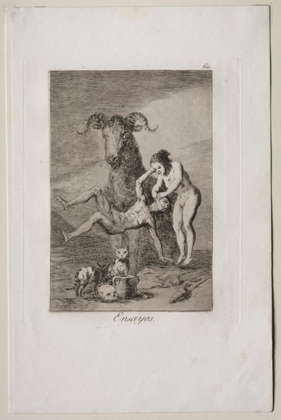 Caprichos: Trials by Francisco de Goya
