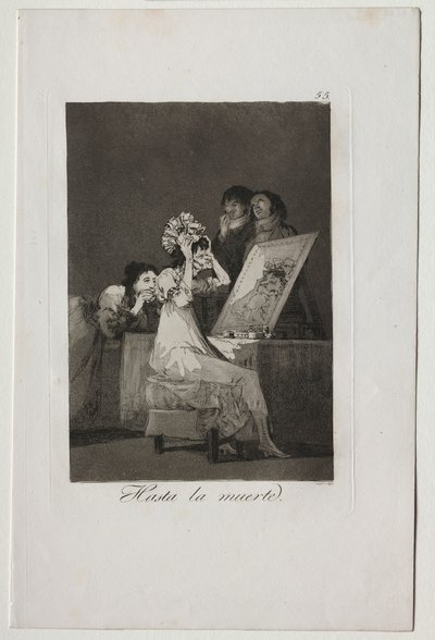 Caprichos: Until Death by Francisco de Goya
