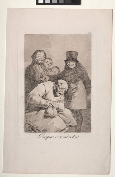 Why Hide Them? by Francisco de Goya