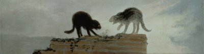 Cats Fighting by Francisco de Goya