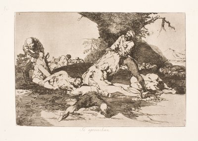 They Equip Themselves (16) by Francisco de Goya