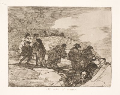 They Do Not Know Where (70) by Francisco de Goya