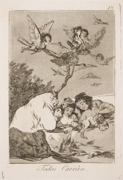 They Will All Fall Down by Francisco de Goya