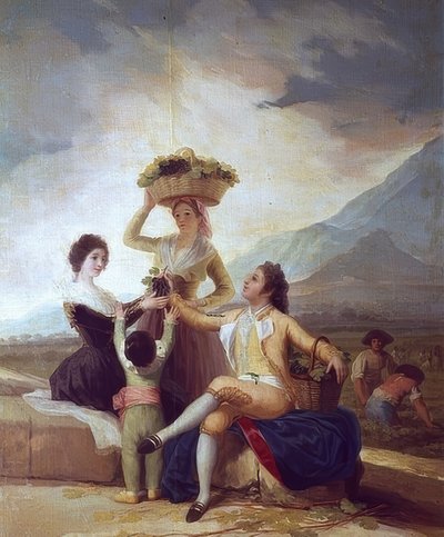 The Harvest - Autumn. 1786 by Francisco de Goya