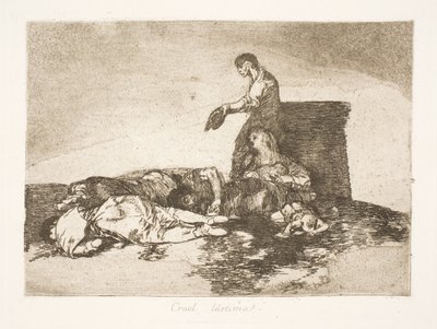 Misery! (48) by Francisco de Goya