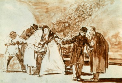 Exhortation by Francisco de Goya