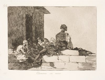 Vain Complaint (54) by Francisco de Goya