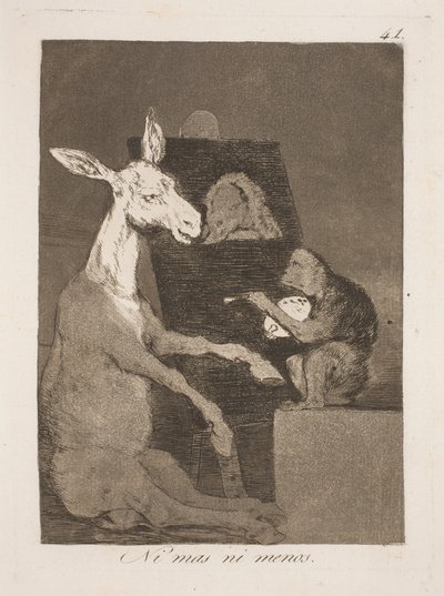 Neither More Nor Less by Francisco de Goya