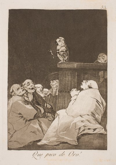 What a Golden Beak by Francisco de Goya