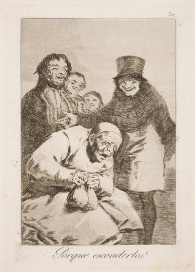 Why Hide Them? by Francisco de Goya