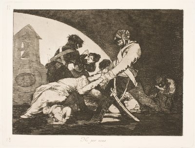 Not from Them (11) by Francisco de Goya