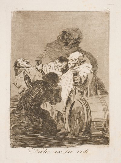 No One Has Seen Us by Francisco de Goya