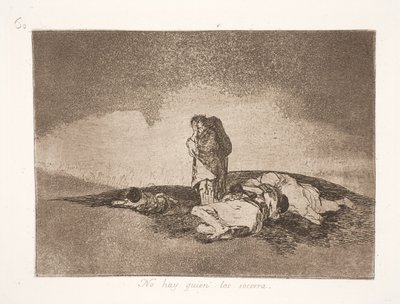 No One to Help (60) by Francisco de Goya