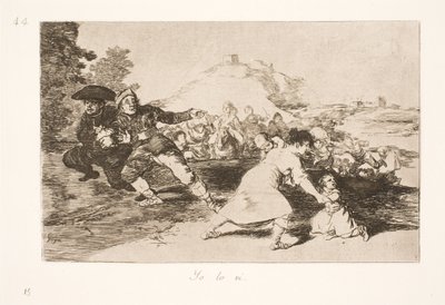 I Saw It by Francisco de Goya