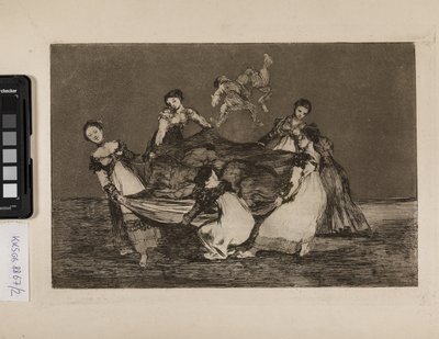 Female Folly (Heavier than a Donkey) by Francisco de Goya