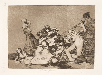 And They Are Like Furies (5) by Francisco de Goya