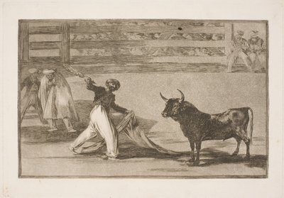 The Origin of Harpoons or Banderillas by Francisco de Goya