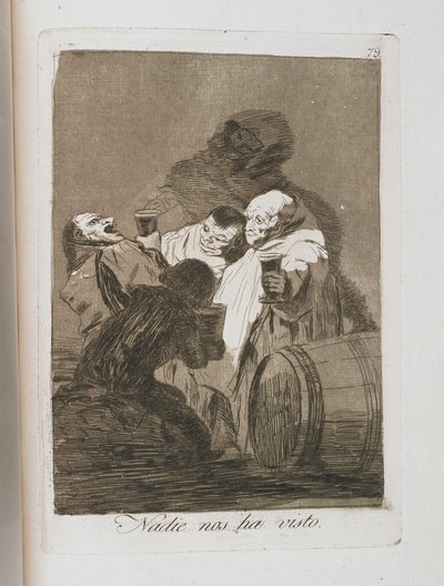Plate from Los Caprichos, 1797-1798 by Francisco de Goya