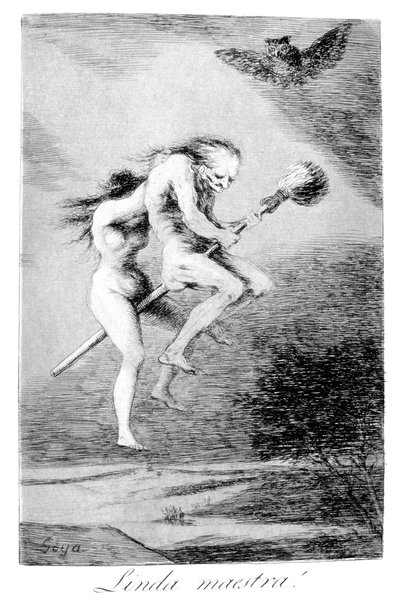 Pretty teacher! by Francisco de Goya