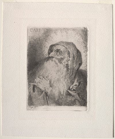 San Francisco de Paula (Caritas) by Francisco de Goya