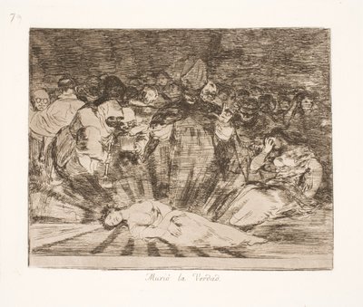 Truth is Dead (79) by Francisco de Goya