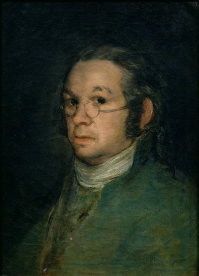 Self-Portrait with Glasses by Francisco de Goya