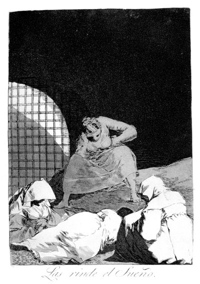 Sleep overcomes them by Francisco de Goya