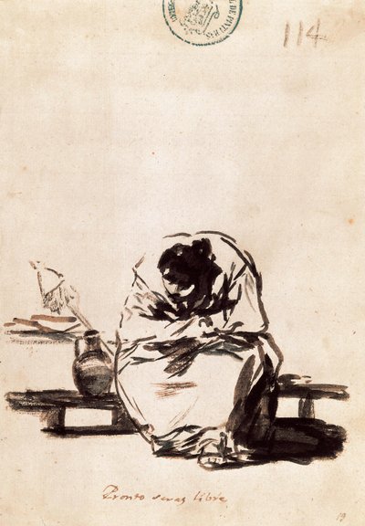 Soon You Will Be Free by Francisco de Goya