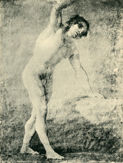 Standing male nude by Francisco de Goya