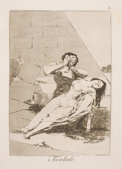 Tantalus by Francisco de Goya