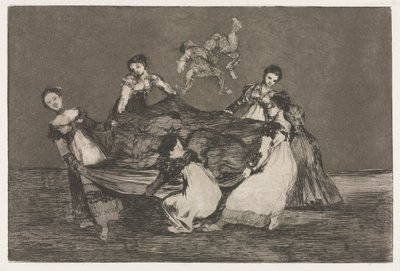 The Proverbs: Feminine Folly by Francisco de Goya
