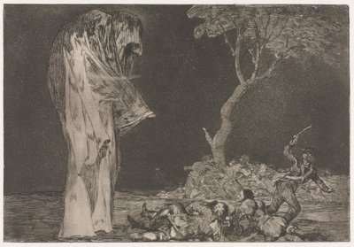 The Proverbs: Folly of Fear by Francisco de Goya
