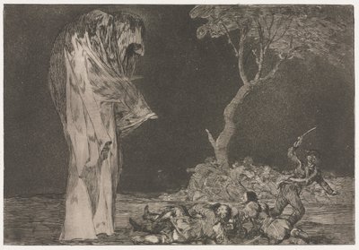The Proverbs: Folly of Fear, 1864 by Francisco de Goya