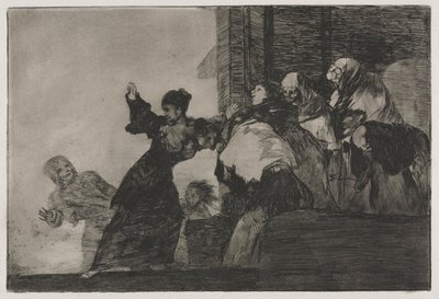 The Proverbs: Poor Folly by Francisco de Goya