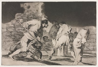 The Proverbs: The Folly of Fury by Francisco de Goya