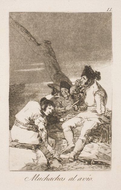 To Work, Boys by Francisco de Goya