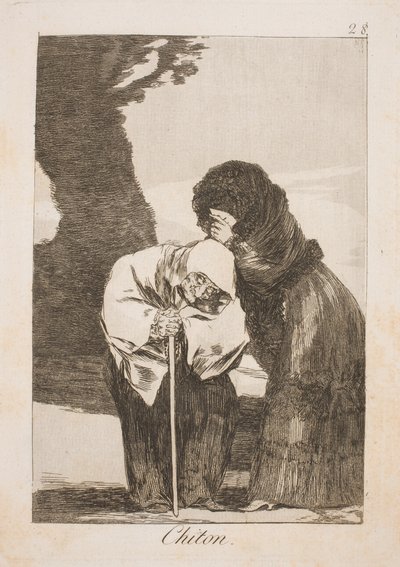 Hush Hush by Francisco de Goya