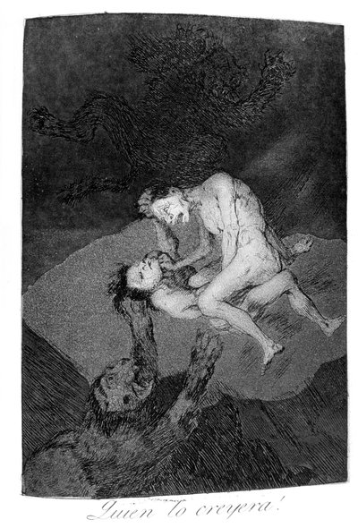 Who would have thought it!, 1799 by Francisco de Goya