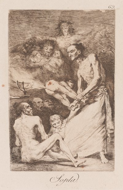 Wind, late 18th-early 19th century by Francisco de Goya