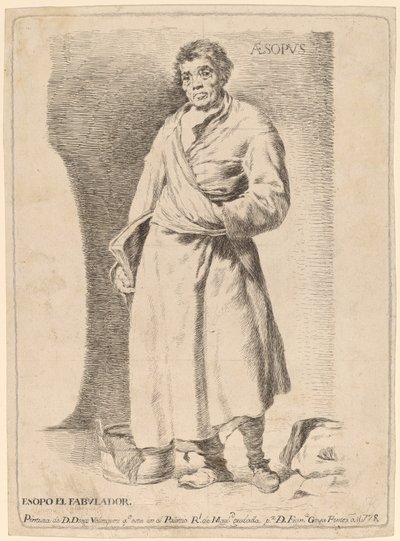 Aesop by Francisco de Goya after Diego Velázquez