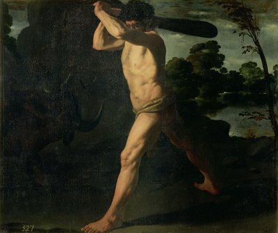 Hercules and the Cretan Bull by Francisco de Zurbaran